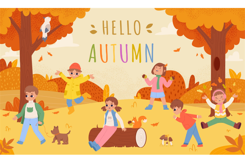 autumn-forest-landscape-with-children-funny-child-gathering-leaves-f