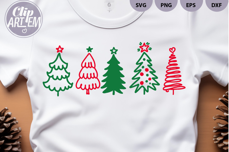 christmas-tree-vector-svg-bundle-cute-funny-trees-holiday-art