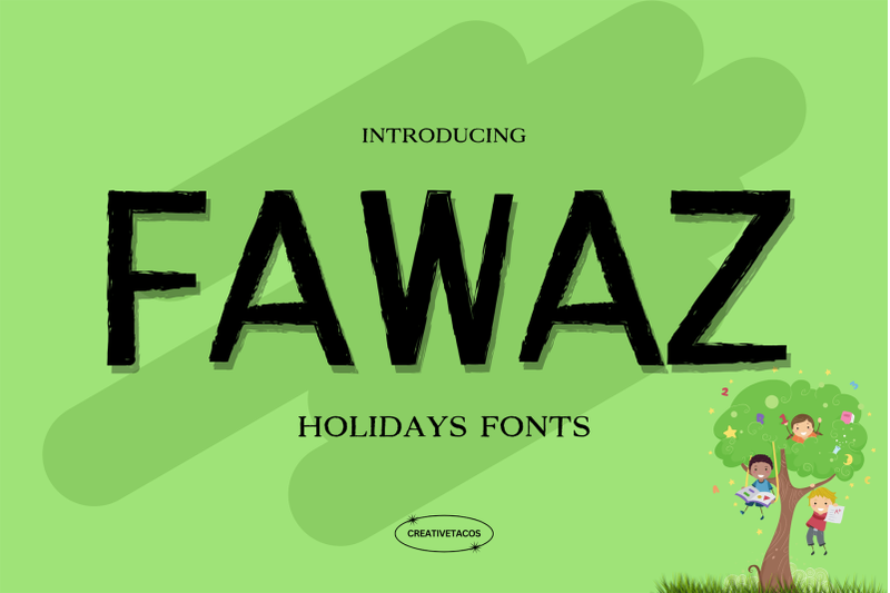 fawaz-holidays-font