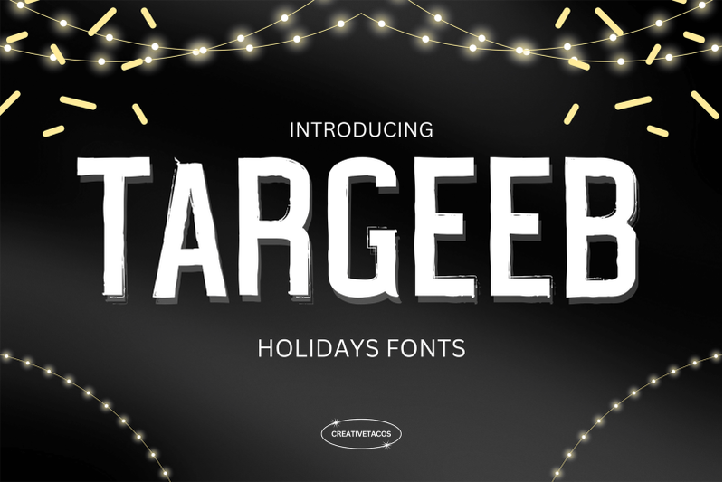 targeeb-holidays-font