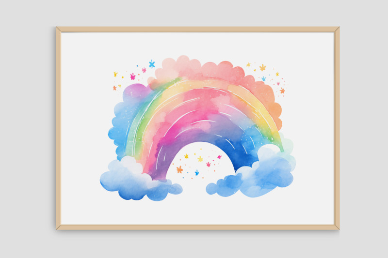 colorful-rainbow-png-clipart-sublimation