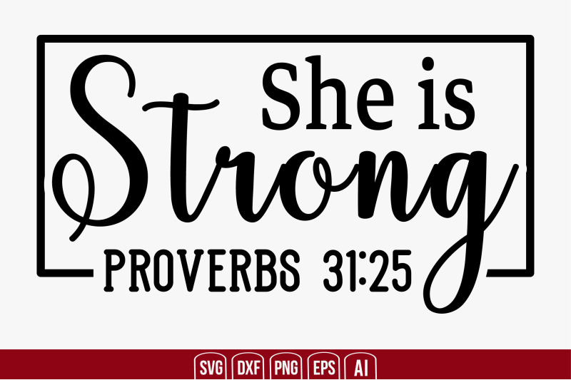 she-is-strong-svg-cut-file