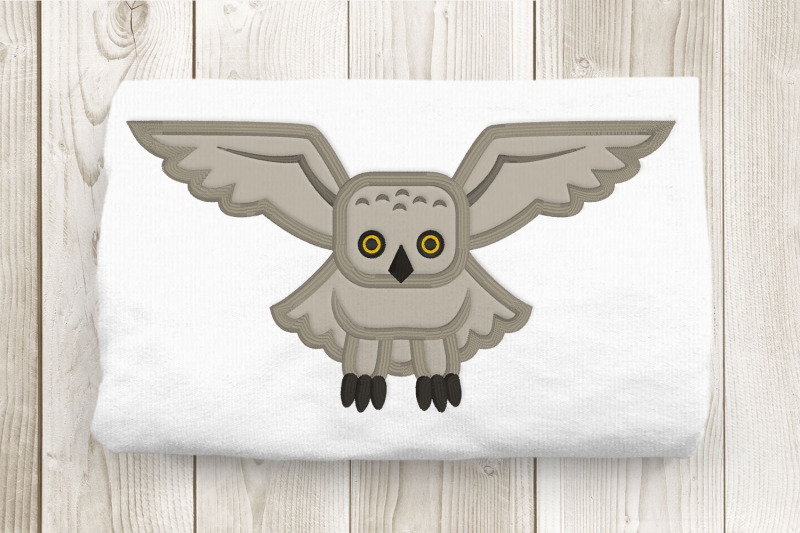flying-owl-applique-embroidery