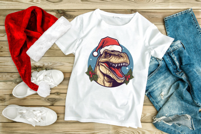 christmas-t-rex-dinosaur-santa-hat-clipart