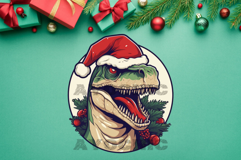 christmas-t-rex-dinosaur-santa-hat-clipart