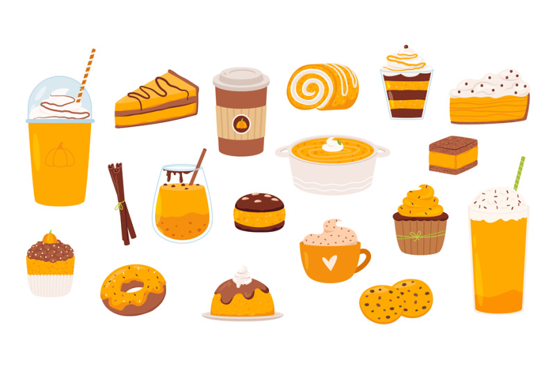 fall-pumpkin-spice-latte-cupcakes-and-autumn-desserts-hot-sweet-drin