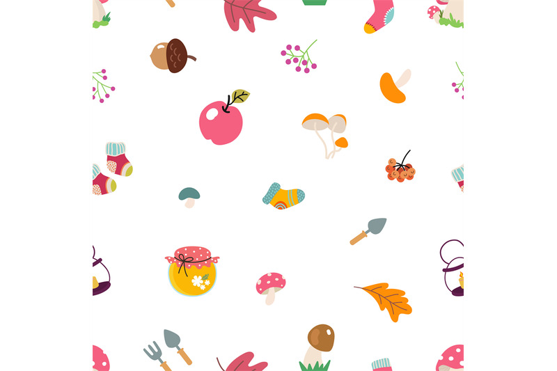 cozy-scandinavian-elements-seamless-pattern-forest-plants-cartoon-mu