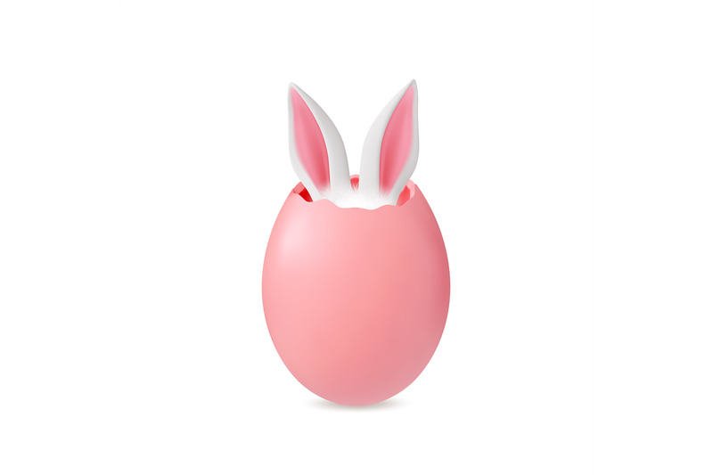 realistic-3d-easter-egg-with-bunnies-ears-rabbit-festive-isolated-eg