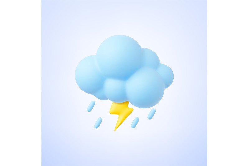 cloud-3d-with-raindrops-and-lightning-weather-autumn-rainy-day-eleme