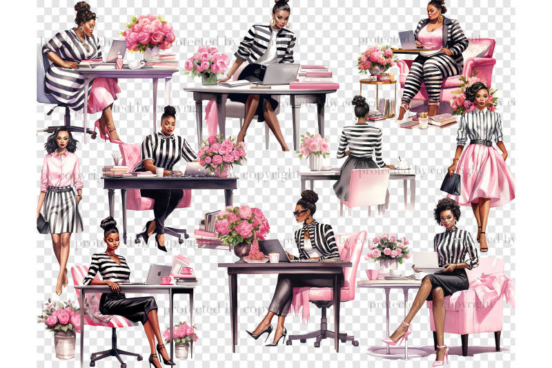 girl-boss-clipart-boss-babe-office-clipart