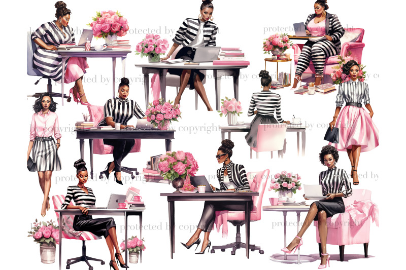 girl-boss-clipart-boss-babe-office-clipart