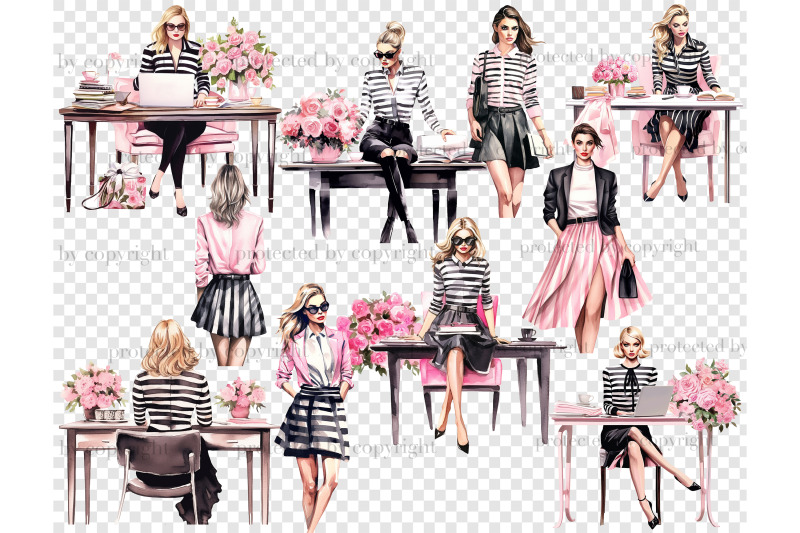 girl-boss-clipart-boss-babe-office-clipart