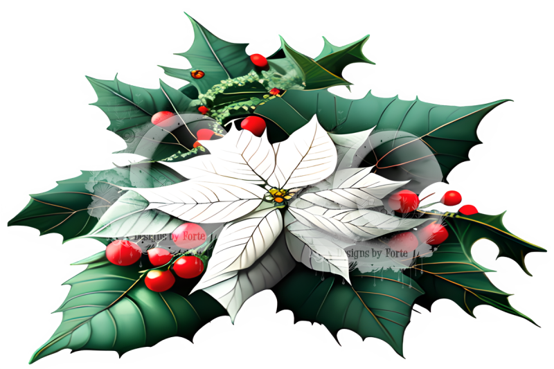 eight-christmas-poinsettia-graphics-png