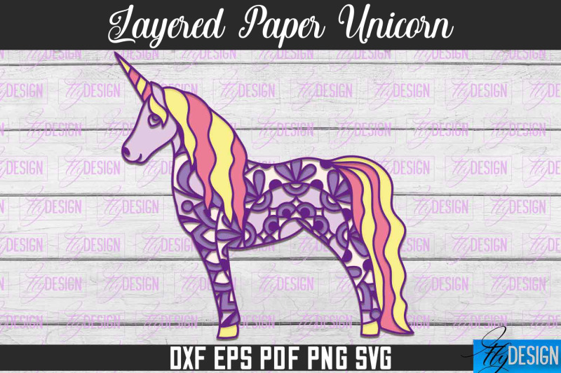 layered-paper-unicorn-unicorn-paper-cut-svg-file