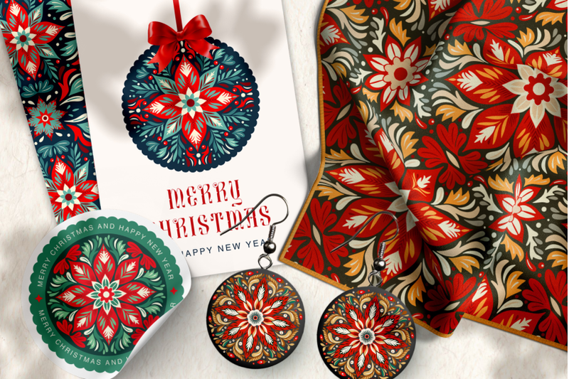 folk-christmas-pattern-and-ornaments
