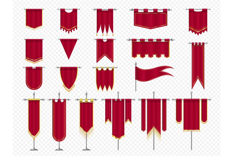 royal-flags-medieval-banners-and-trophy-luxury-fantasy-empty-flags-re