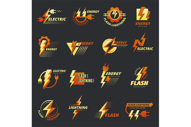 electricity-logo-flash-bolts-power-symbols-for-badges-recent-vector-t