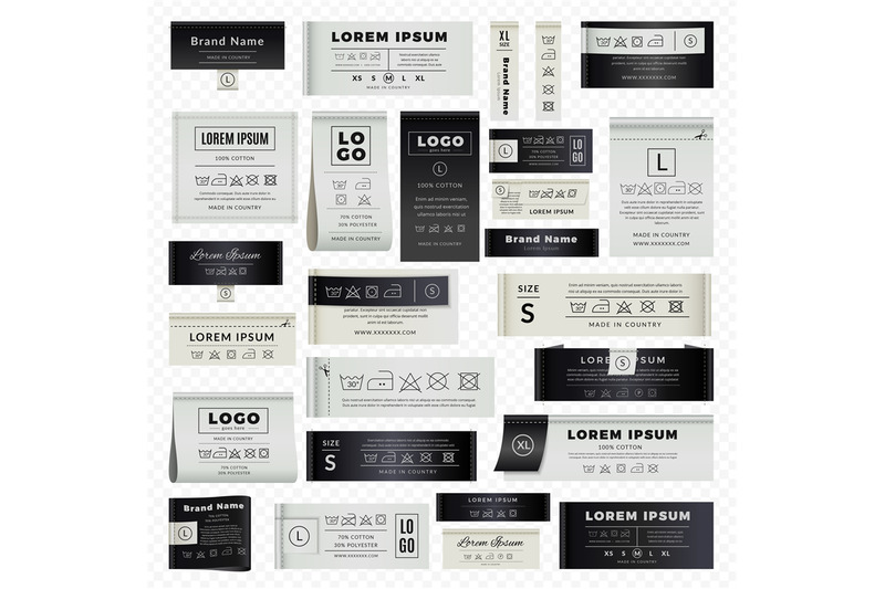 laundry-labels-tailor-instructions-badges-with-technical-information