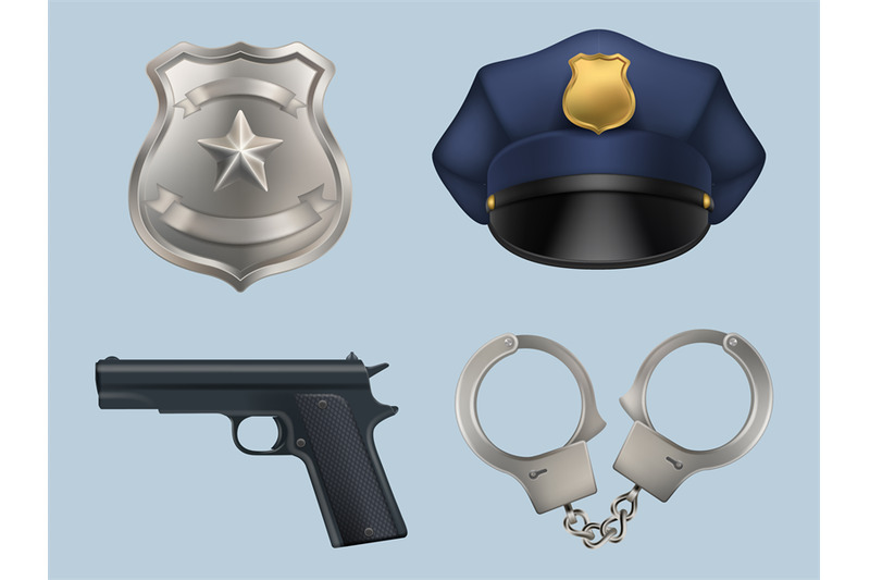 police-items-realistic-equipment-from-police-station-decent-vector-te