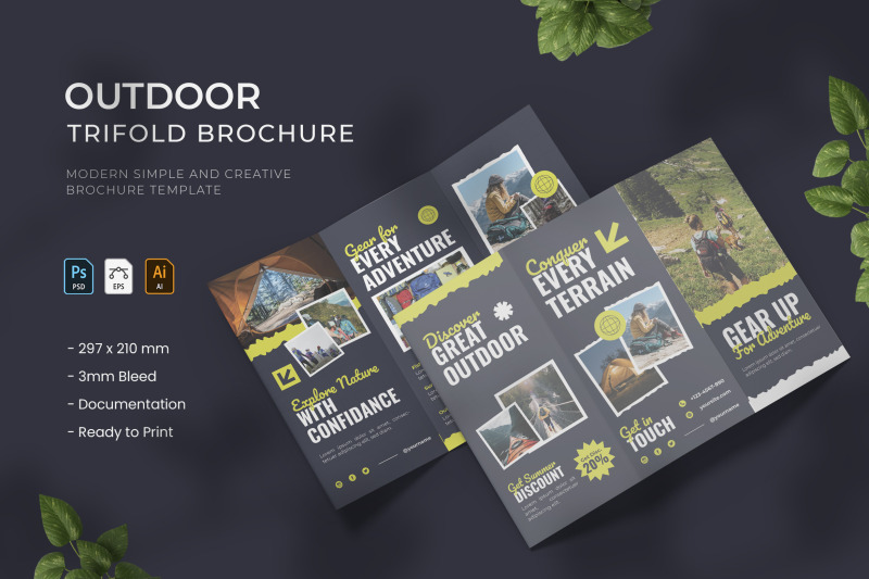 outdoor-equipment-trifold-brochure