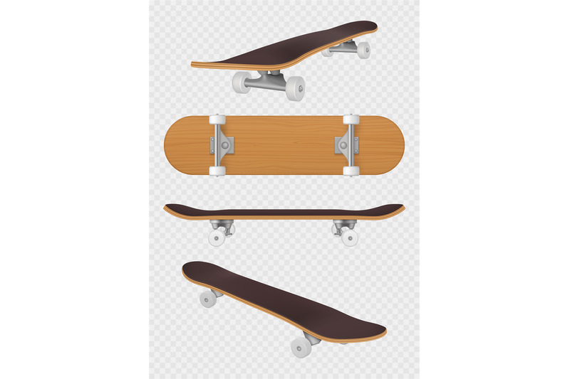 skateboards-realistic-sport-items-for-skateboard-riders-decent-vector