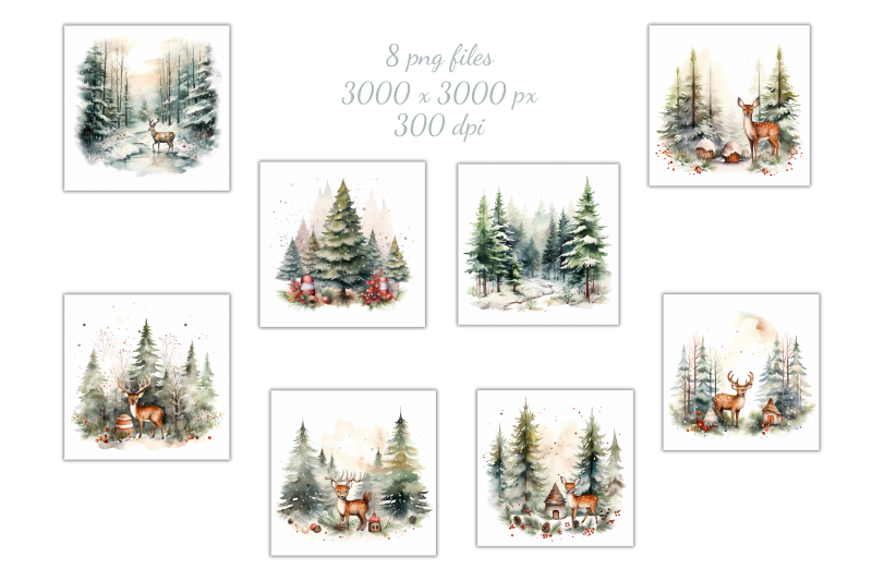 woodland-forest-illustration-pack