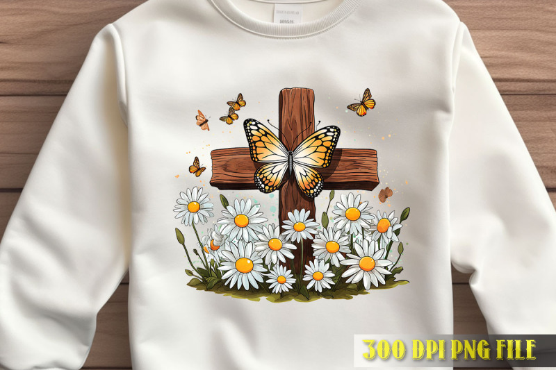 blessed-cross-and-daisy-png