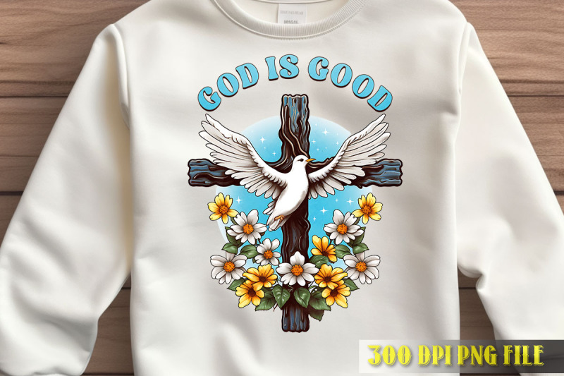 god-is-good-dove-floral-png