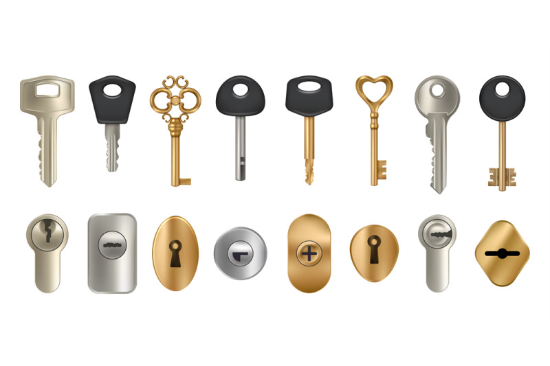 keyholes-key-locks-and-keyholes-in-doors-decent-vector-realistic-pict