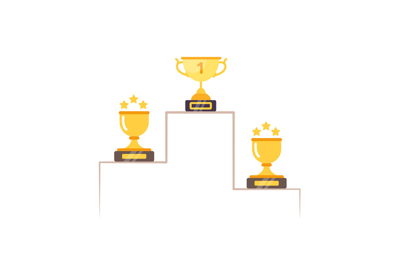 pedestal-with-cups-sport-trophy-achievement-collections-vector-golde