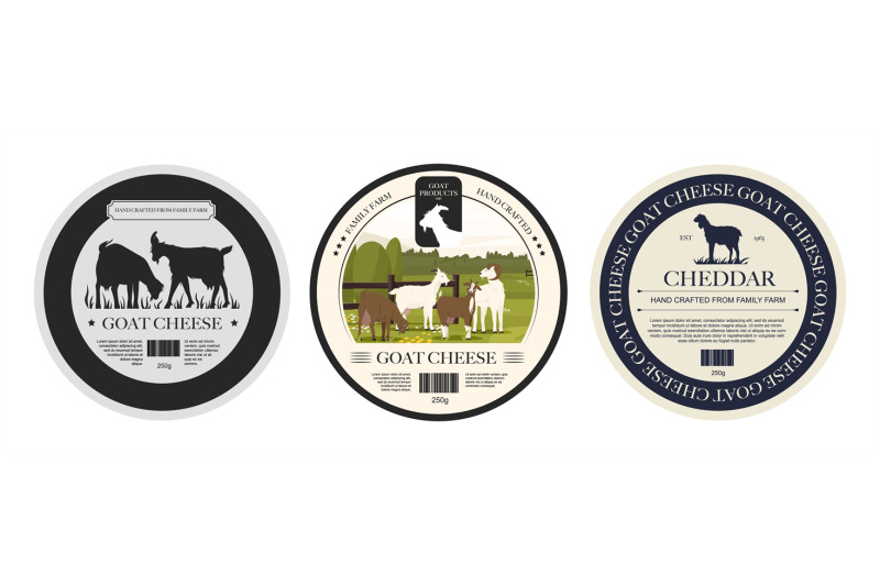 goat-cheese-labels-organic-cheddar-cheese-slices-cartoon-goat-mozzar