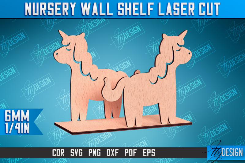 nursery-wall-shelf-laser-cut-unicorn-design-cnc-files