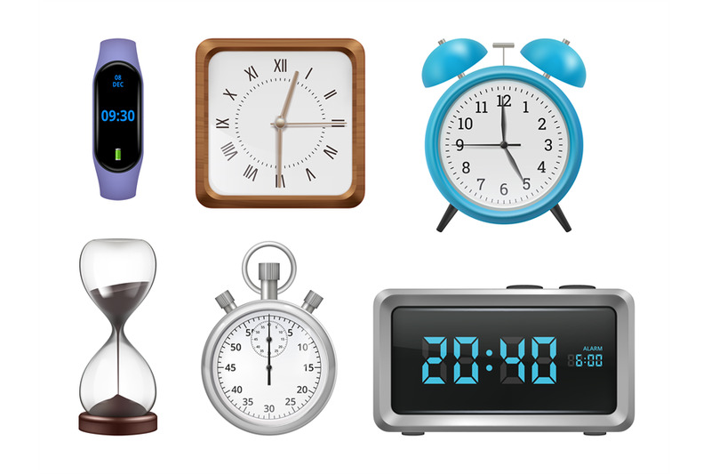 clock-hand-watch-different-types-of-clocks-decent-vector-realistic-se