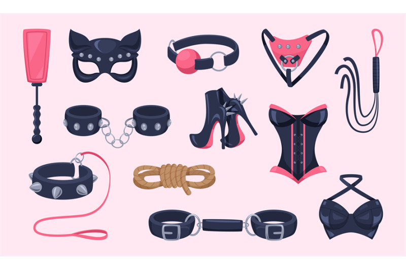 fetish-adults-role-play-bdsm-game-stuff-exact-vector-erotic-collectio