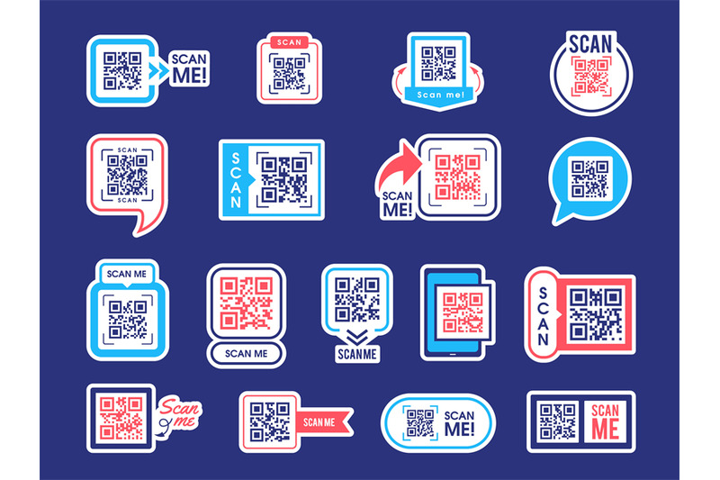 qr-codes-different-icons-for-payment-scanning-app-identity-on-mobile