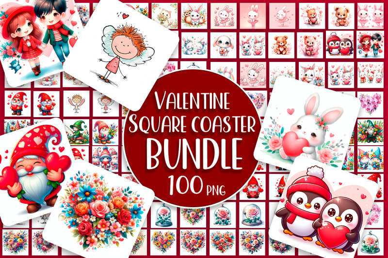 valentine-square-coaster-sublimation-bundle-love-design-png