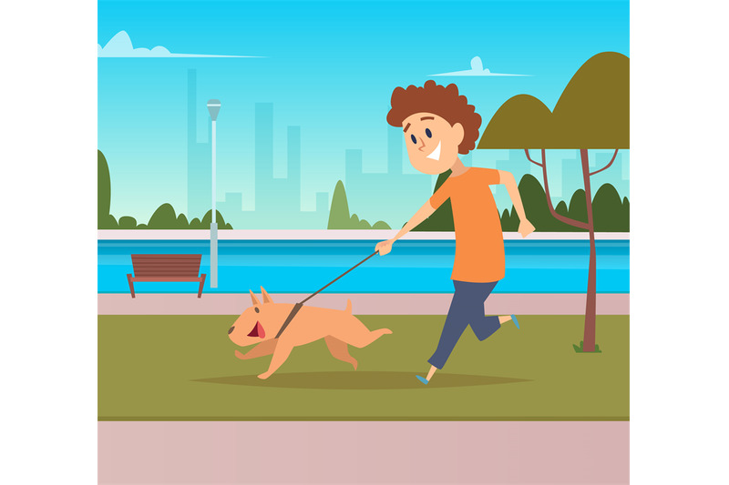 dog-walking-outdoor-background-happy-boy-walking-with-dog-kw-vector-c