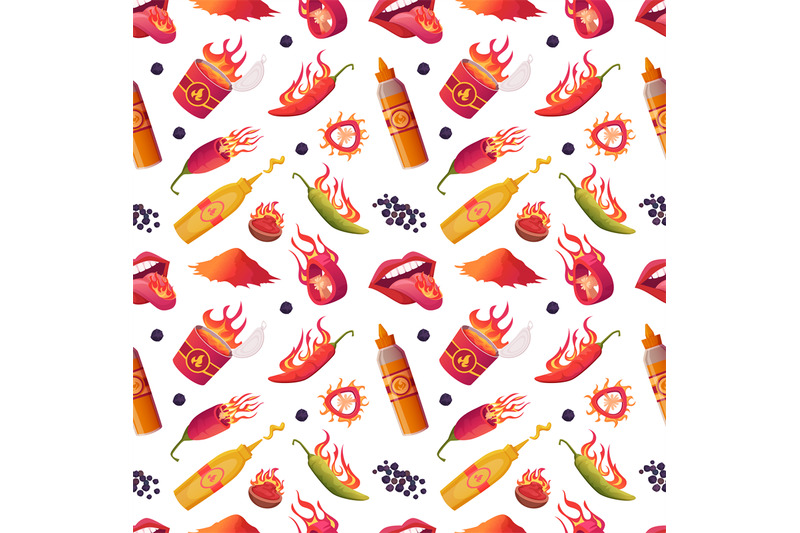 hot-spices-pattern-collection-stylized-spicy-chilli-and-fire-pictures