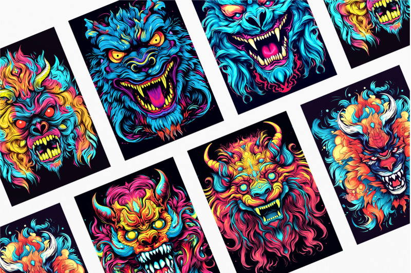 psychedelic-grin-monster-16-posters