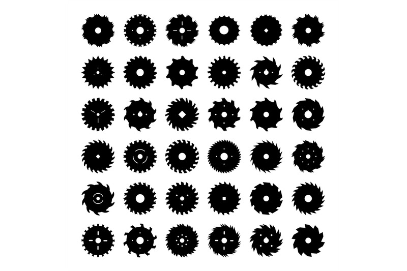 circular-saw-silhouettes-of-different-rotary-blades-recent-vector-cut