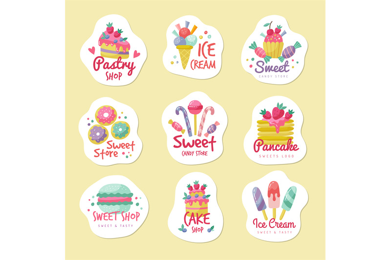 sweets-logo-ice-cream-and-sweets-business-badges-recent-vector-pictur