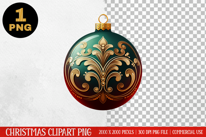 christmas-sublimation-clipart-christmas-ornament