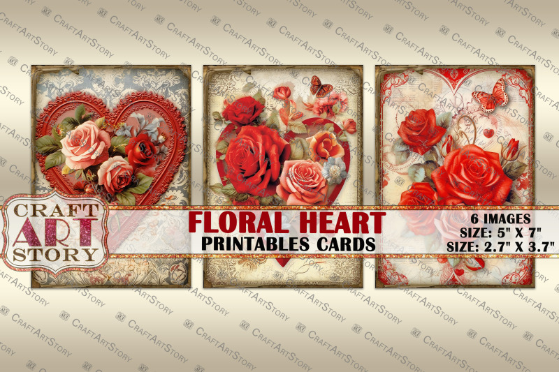 valentines-digital-picture-collage-floral-heart-valentine