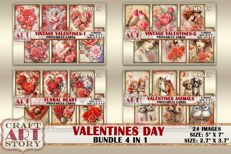 valentines-picture-collage-bundle-valentine-cards-atc-aceo