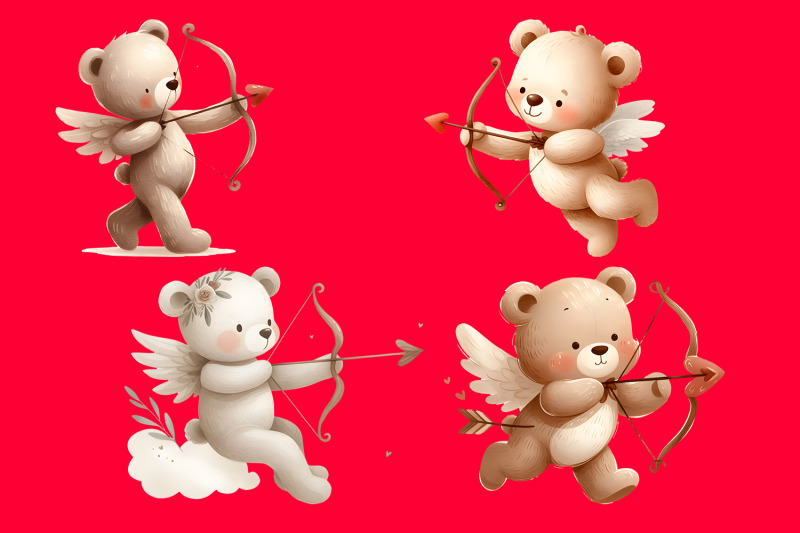 funny-bear-cupids-sublimation-clipart-amur-babies