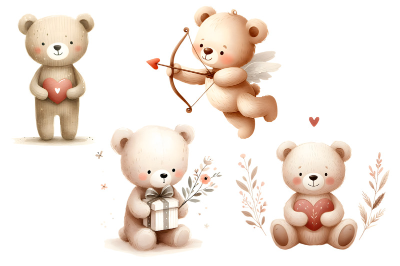 watercolor-cute-baby-bear-clipart-valentines-boho-animals