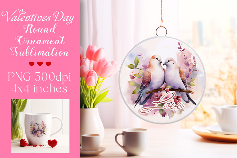 valentines-day-round-ornament-sublimation-png