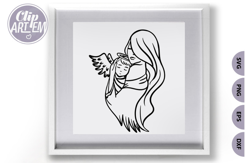 baby-angel-with-mommy-svg-png-eps-dxf-files