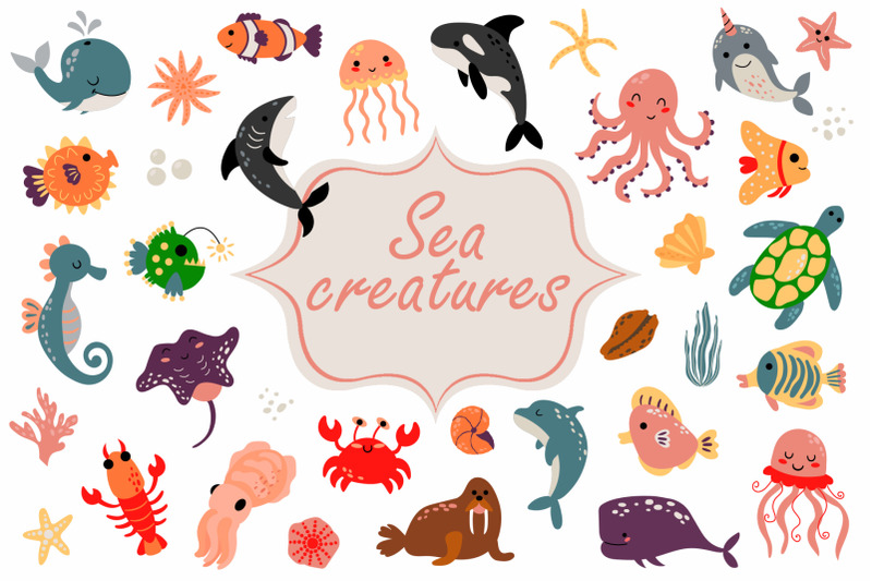 sea-creatures-illustration-svg-illustrations