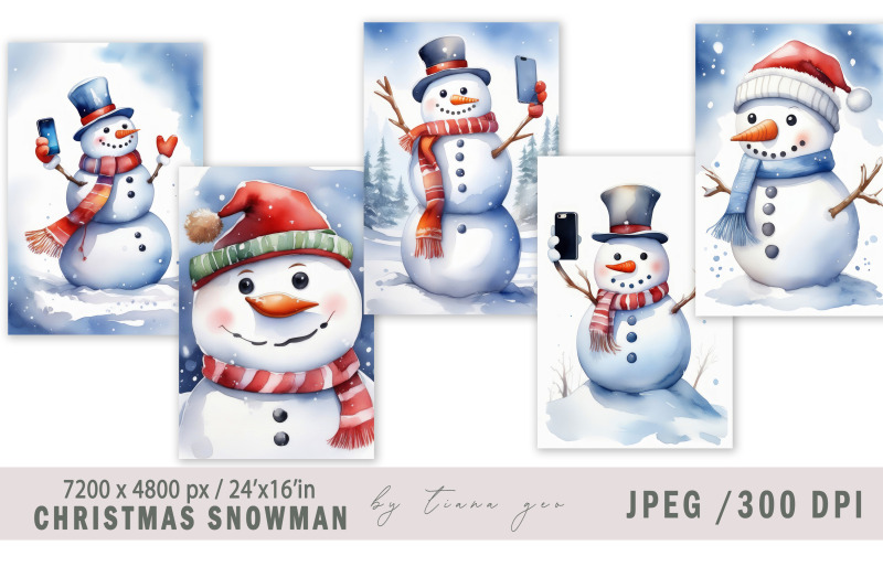 christmas-cute-snowman-illustrations-for-prints-5-jpeg